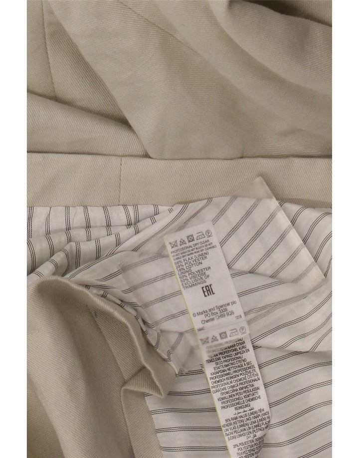 Jachetă pentru femei Marks & Spencer cu două pieptări, UK 16, mare, bej
