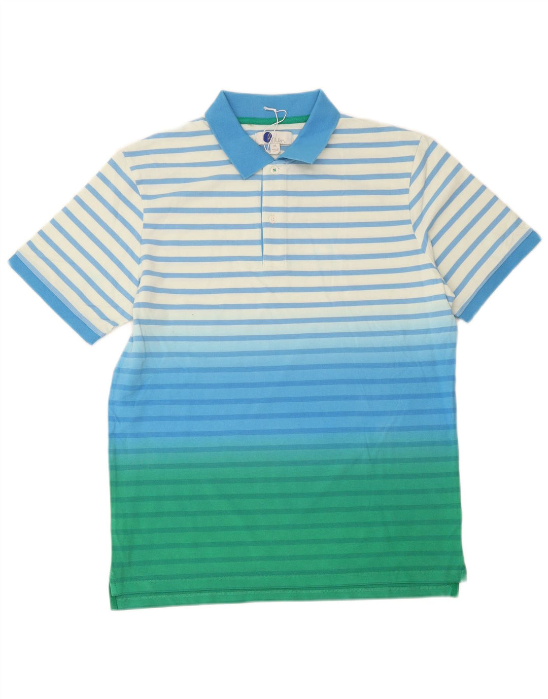 Boden Mens Polo Shirt Medium Multicoloured Striped Cotton