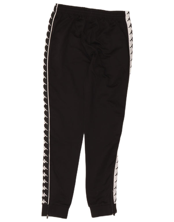 Pantaloni de trening pentru femei Kappa Pantaloni de jogging UK 10 Small Black Colorblock