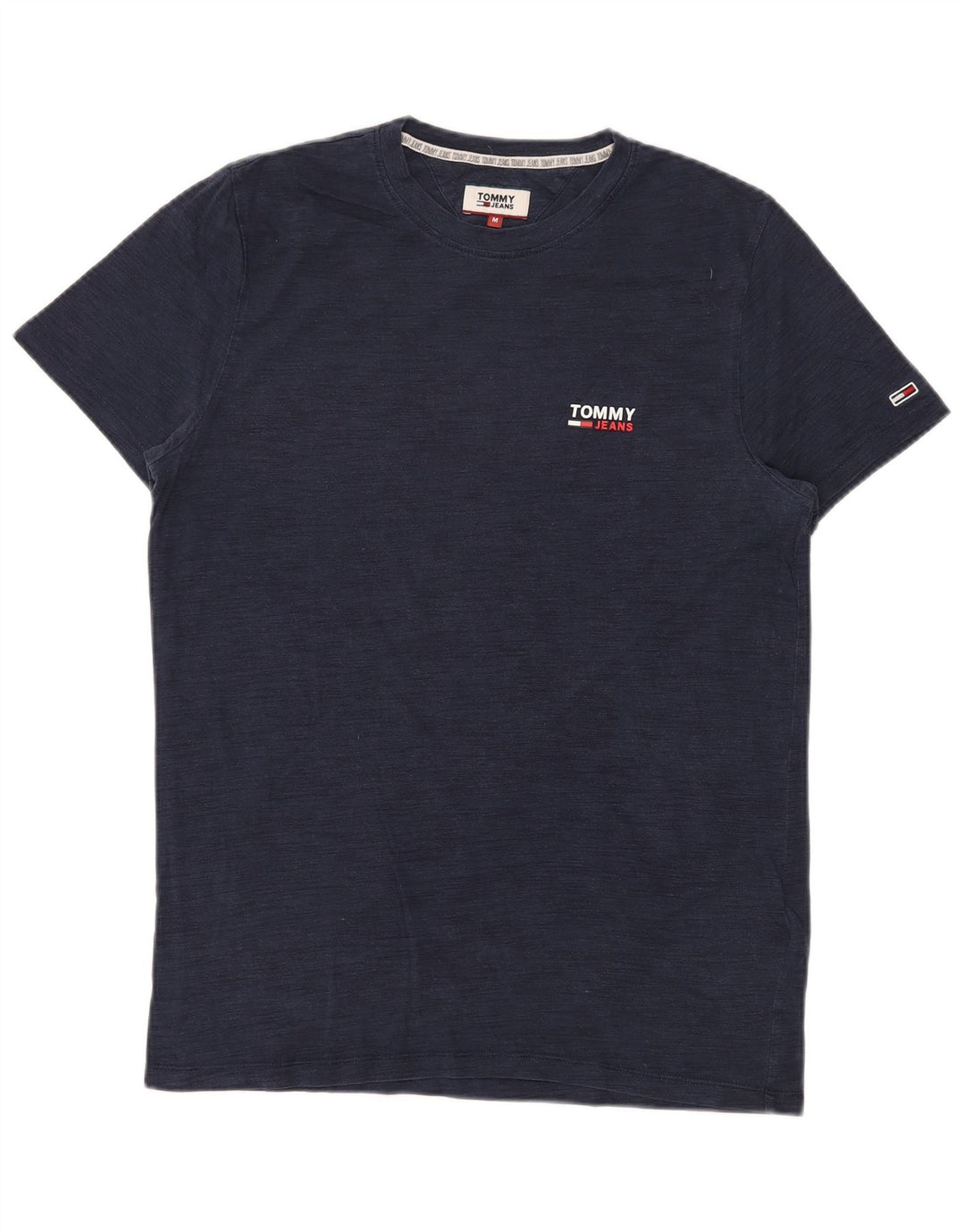 TOMMY HILFIGER Tricou Bărbați Top Mediu Bleumarin Lyocell