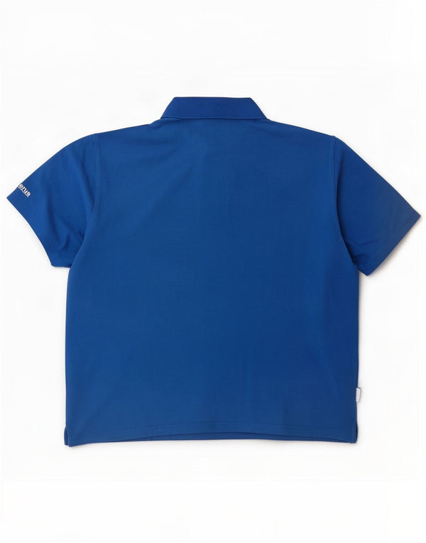 Tricou polo pentru bărbați Adidas 2XL, bumbac albastru
