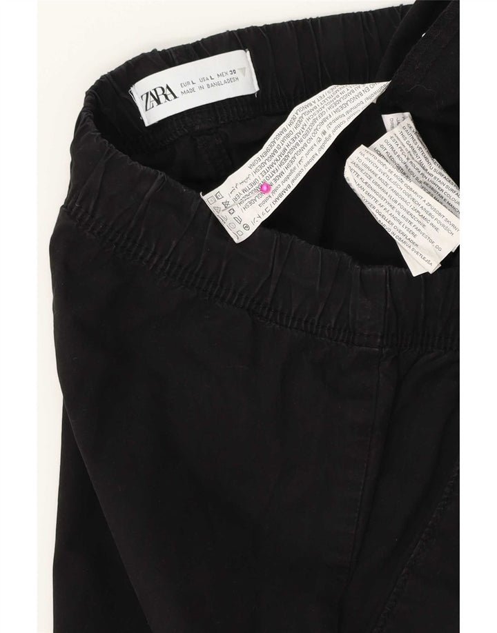 Pantaloni scurți casual pentru bărbați Zara, mari W34, bumbac negru