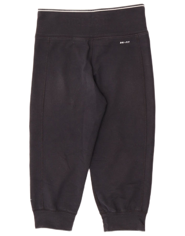 Pantaloni de trening Nike Dri Fit Capri Pantaloni de jogging UK 4/6 XS Bumbac negru