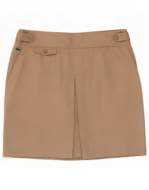 Fusta mini pentru femei Lacoste Mărimea 46 XL W34 Bumbac bej