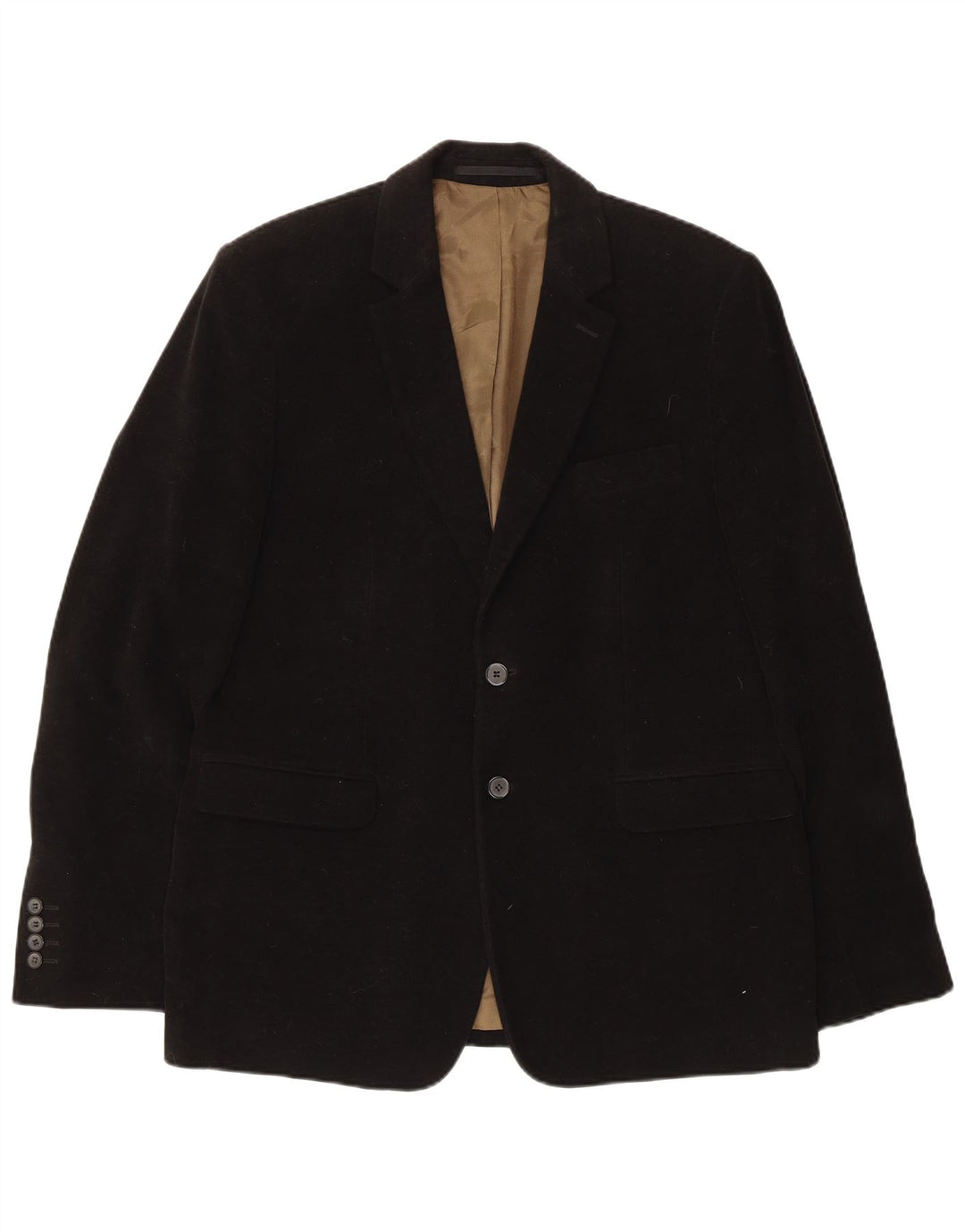 Jachetă pentru bărbați French Connection cu 2 nasturi, UK 42 XL, bumbac negru