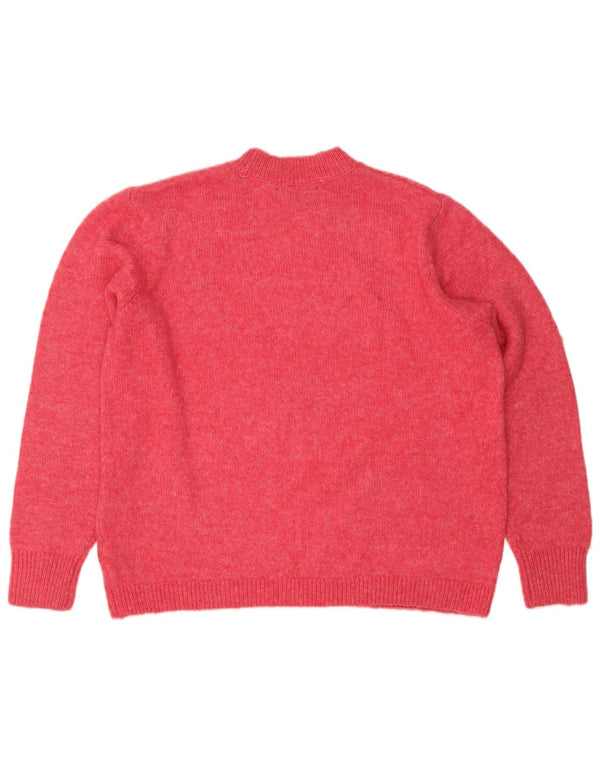 Pulover pentru femei Marks & Spencer cu decolteu rotund Roz mediu UK 14