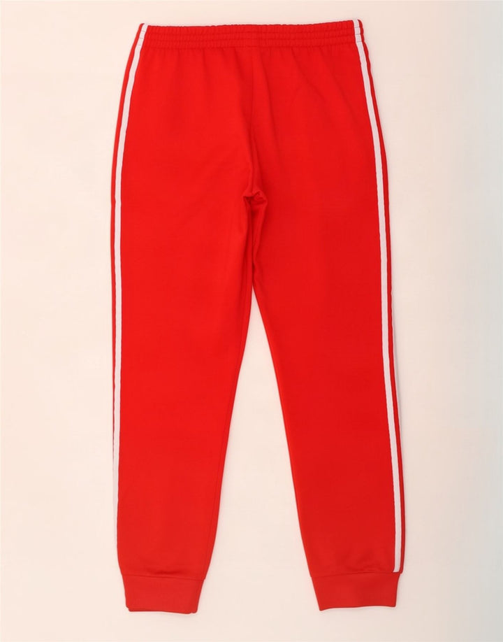 Pantaloni de trening pentru bărbați Adidas Pantaloni de jogging mare, roșu, poliester