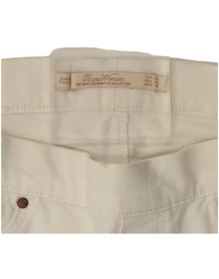 Blugi slim dama Zara EU 38 Mici L28 L28 Alb