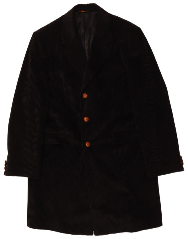 Velluto Duca Visconti Pardesiu bărbați din velur IT 58 4XL Negru