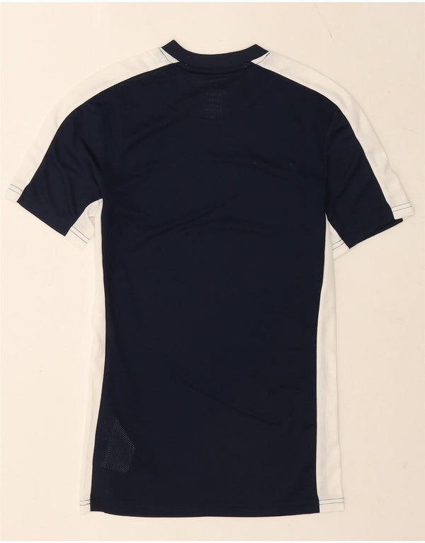Tricou pentru bărbați Nike Dri Fit Slim Top XS bleumarin poliester color bloc