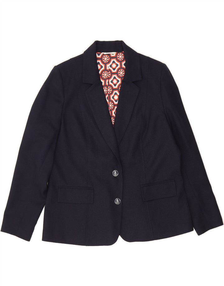 AVALON Womens 2 Button 2 Piece Skirt Set UK 16 Large W34  Navy Blue Vintage Avalon and Second-Hand Avalon from Messina Hembry 