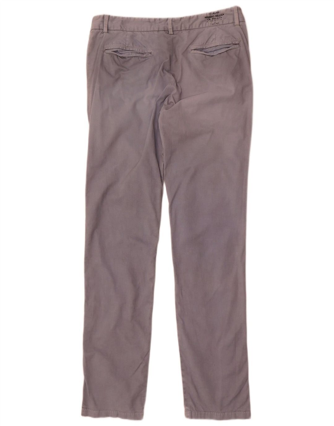 Pantaloni chino subțiri pentru bărbați Iceberg IT 48 Medium L32 L34 Bumbac gri