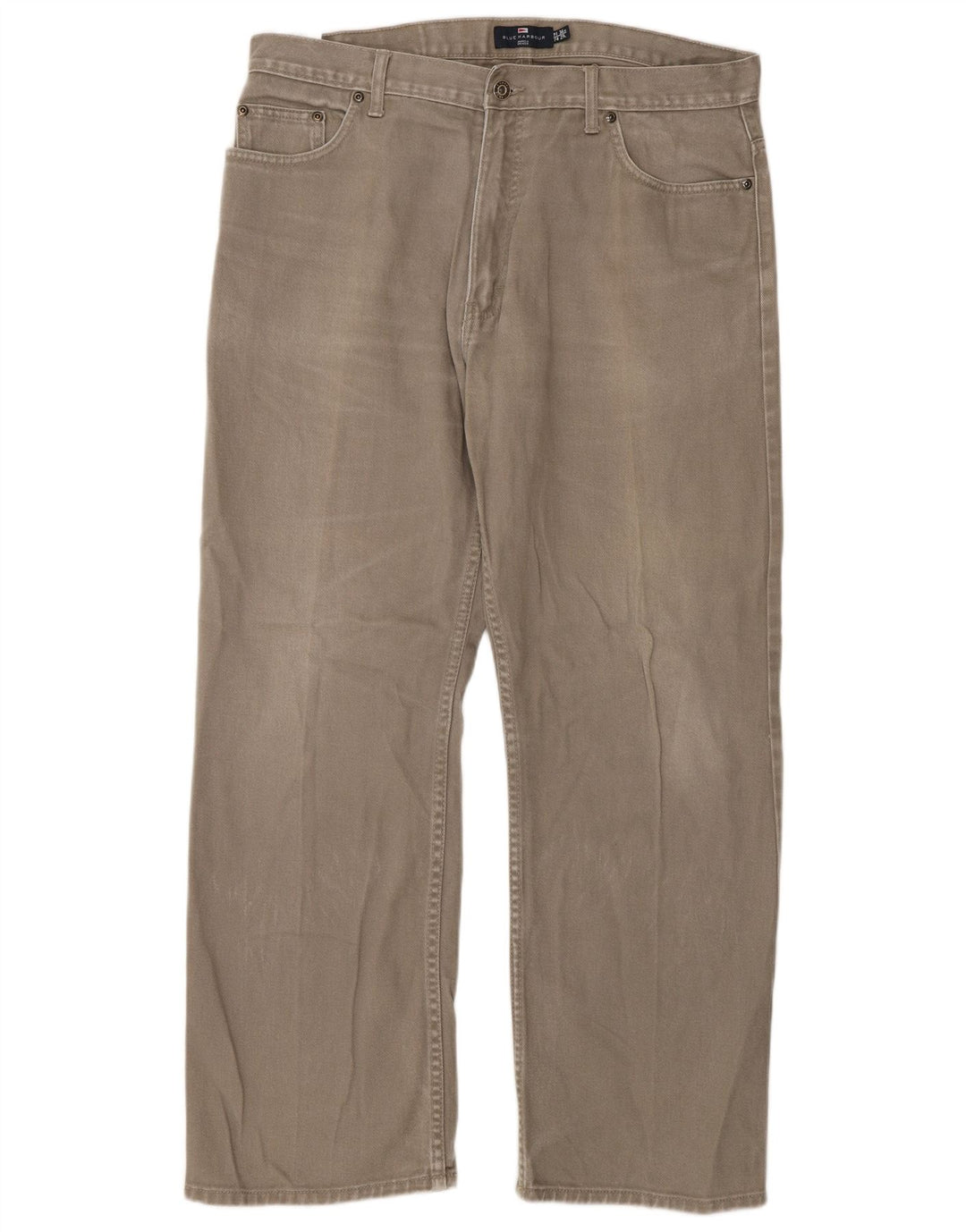 Blugi drepți pentru bărbați Marks & Spencer Blue Harbour W36 L29 bumbac bej