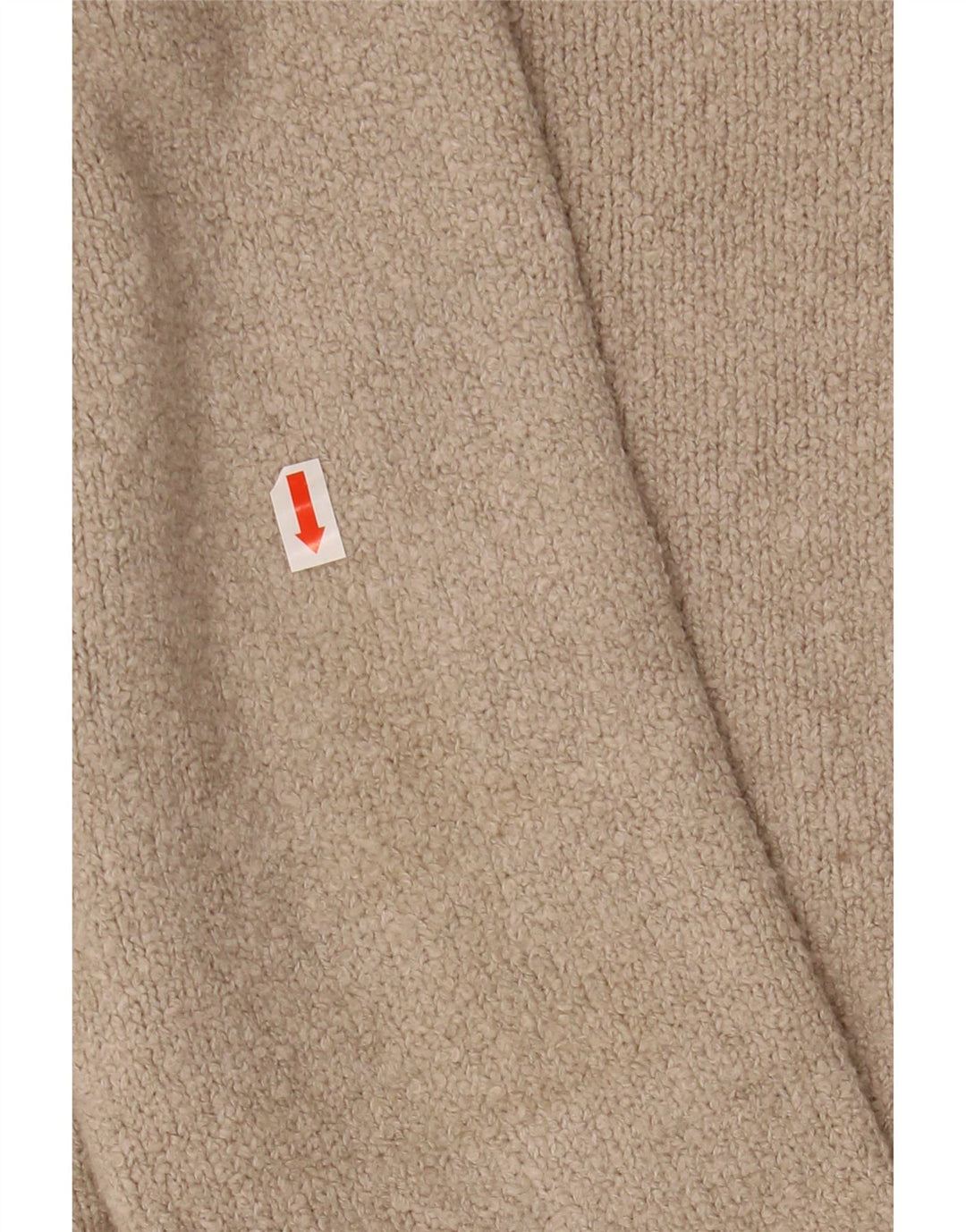 ALL SAINTS Pulover pentru bărbați cu gât crew pulover mic, bej, bumbac