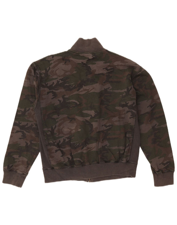QUIKSILVER Jachetă de trening pentru femei UK 16 Camuflaj mare kaki