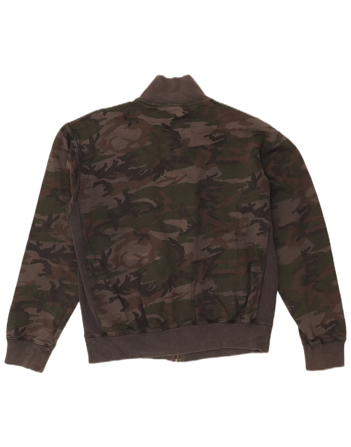 QUIKSILVER Jachetă de trening pentru femei UK 16 Camuflaj mare kaki