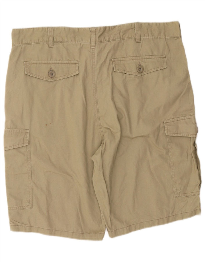 Pantaloni scurți cargo pentru bărbați Mountain Warehouse W36, bumbac mare, bej