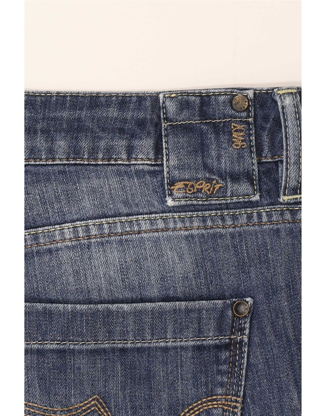 Esprit Blugi Bootcut cu talie joasă pentru femei UK 12 Medium W32 L34 Blue