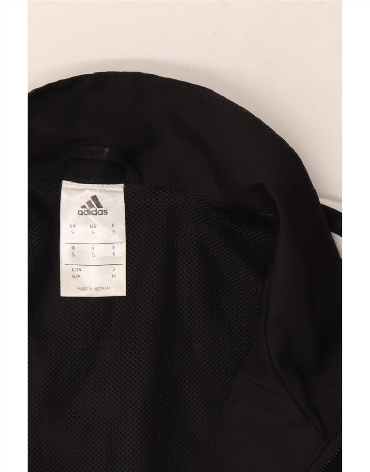 Jachetă de trening pentru bărbați ADIDAS, mică, neagră, din poliester