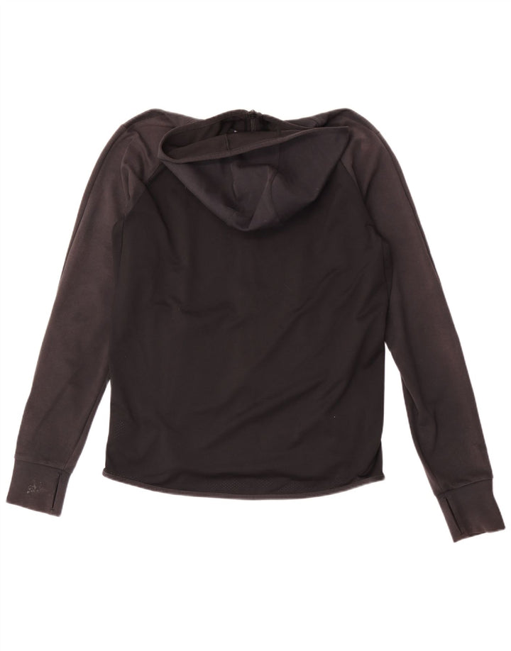 Pulover Adidas pentru bărbați, cu fermoar, bumbac mediu negru