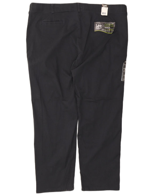 Pantaloni chino drepti LEE pentru bărbați, Extreme Comfort, L48 L30, bumbac bleumarin