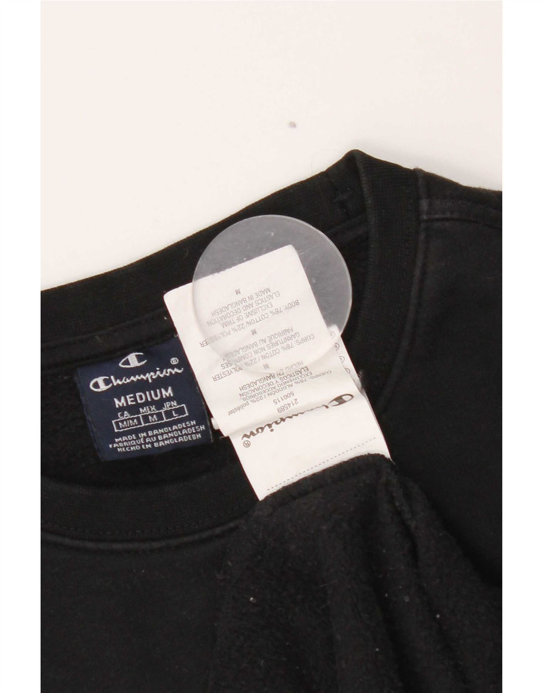 Pulover pentru femei Champion UK 12 Bumbac mediu negru