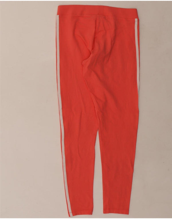 Leggings pentru femei Adidas UK 14 bumbac portocaliu mediu