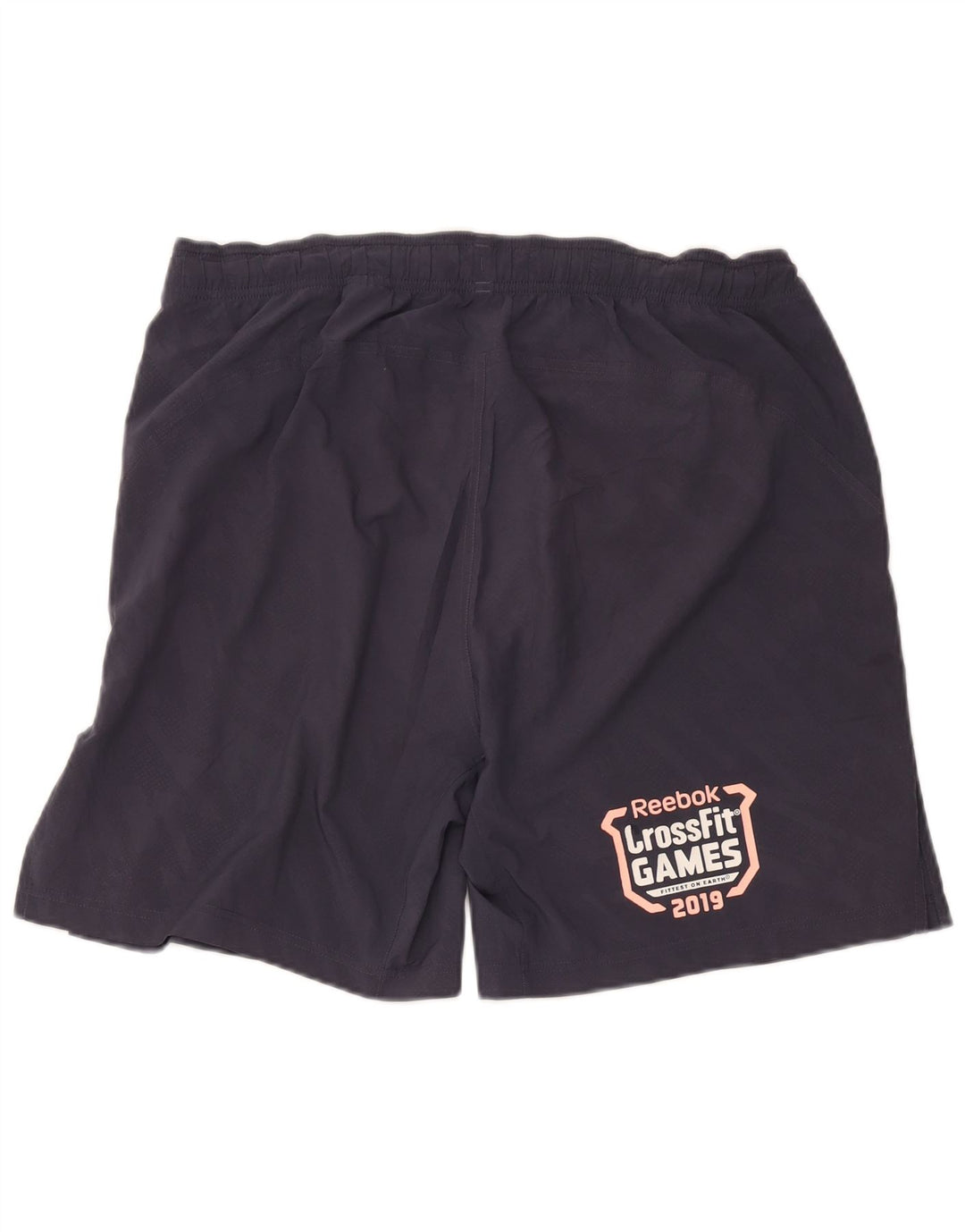 Pantaloni scurți sport Reebok Speedwick Graphic pentru bărbați, poliester camuflaj, gri mediu