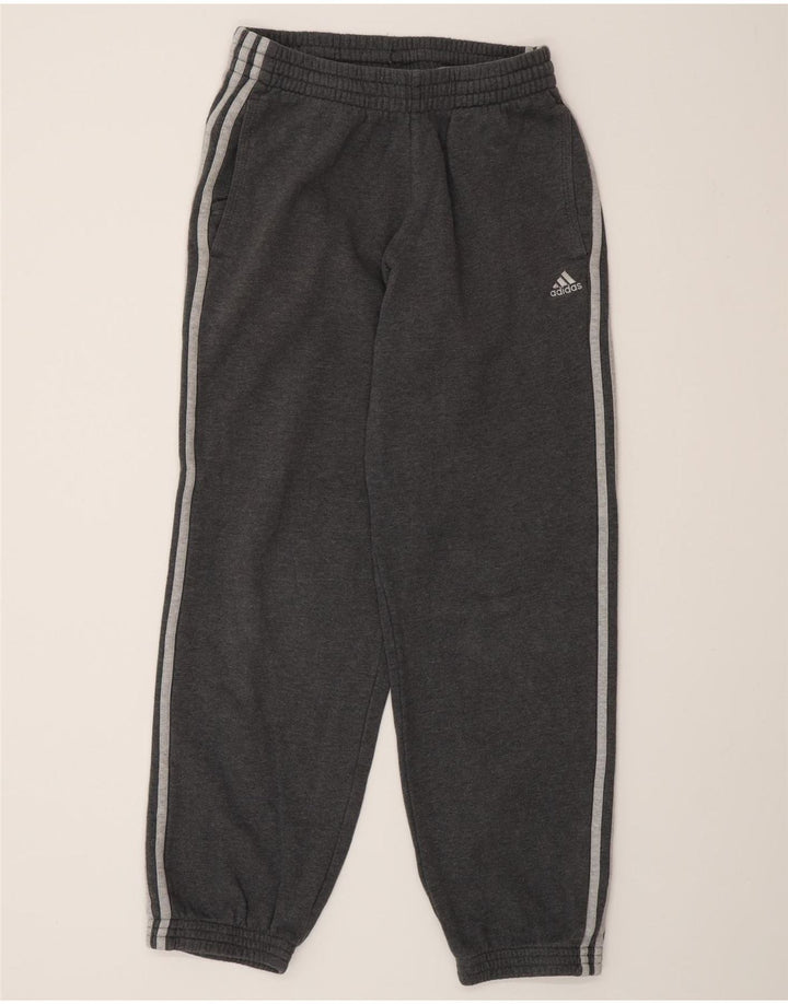 Pantaloni de trening pentru bărbați Adidas Pantaloni de jogging, bumbac, gri mic
