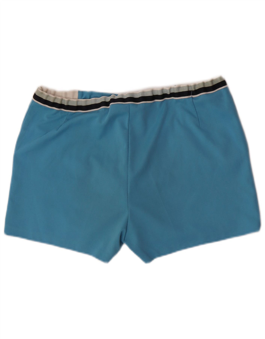 Pantaloni scurți chino vintage pentru bărbați W34, mari, albastru, poliester color bloc