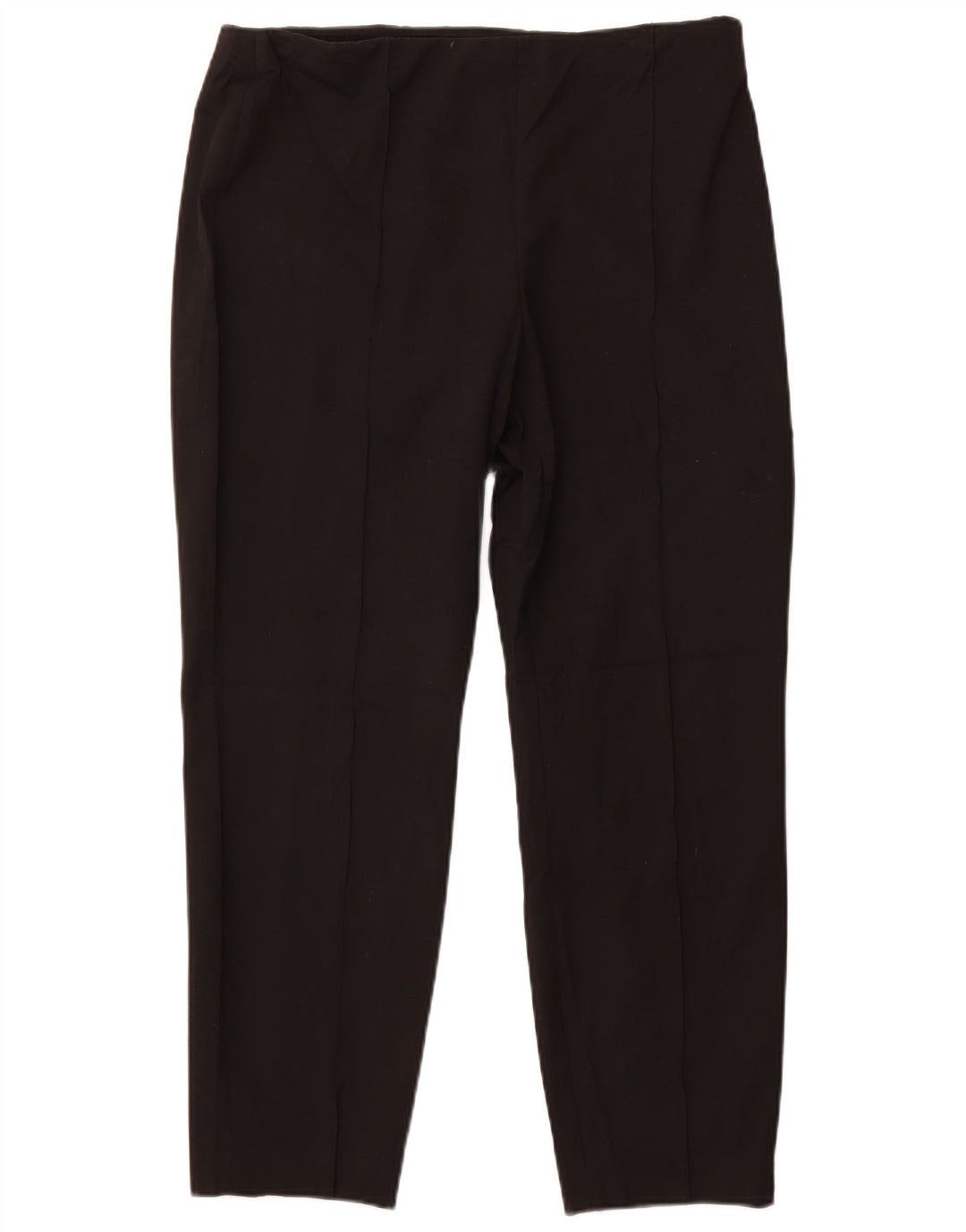 CALVIN KLEIN Pantaloni slim casual pentru femei US 14 XL W34 L27 poliester negru