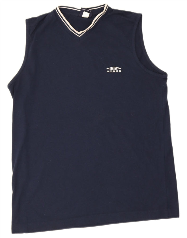 Vestă pentru bărbați Umbro, mare, poliester bleumarin