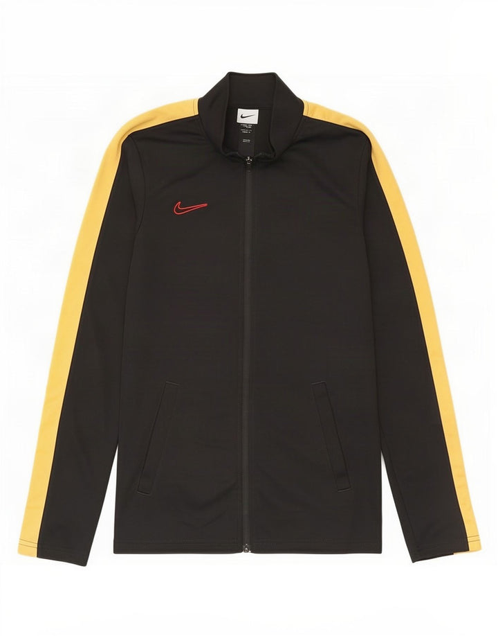 Jachetă de top pentru trening Nike Dri Fit Slim pentru bărbați, negru, colorblock mic