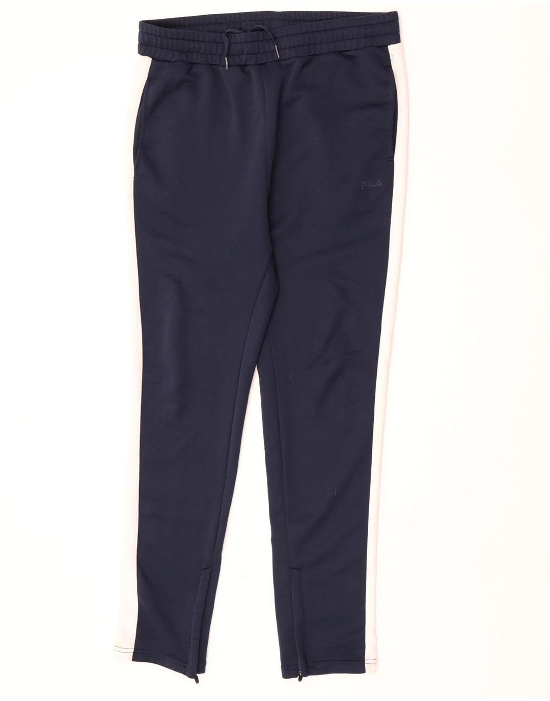 Pantaloni de trening Fila pentru bărbați, medii, albastru, poliester color bloc