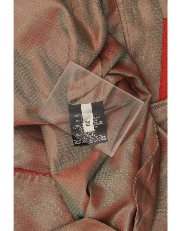 Vestă Bărbați VINTAGE IT 50 Roșu Mediu Colorblock Viscoză