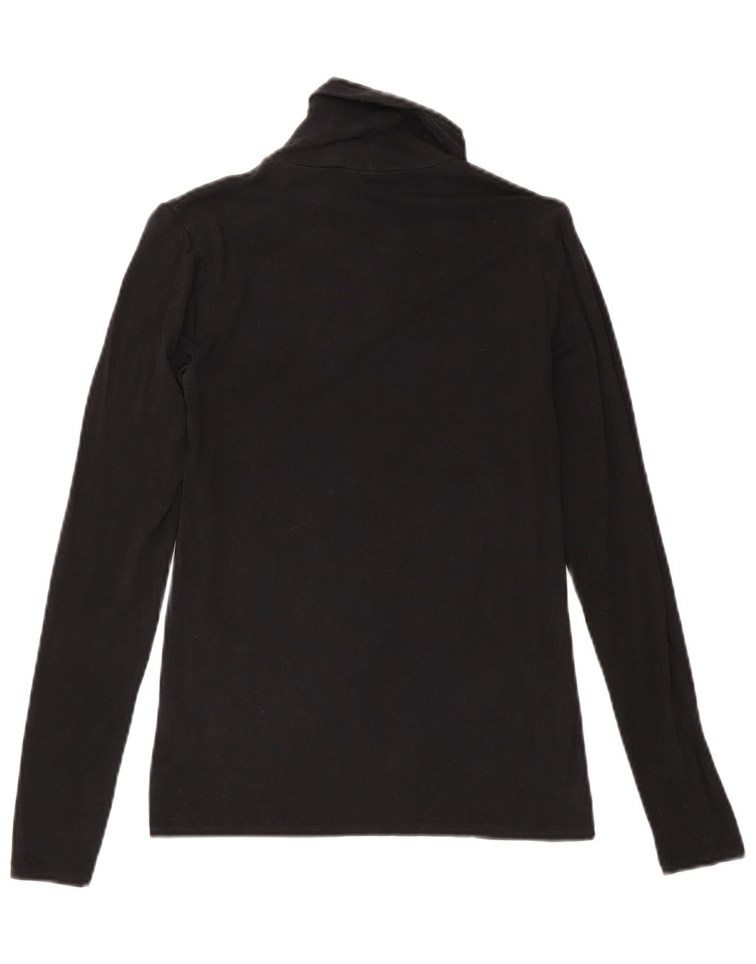 Top pentru femei Massimo Dutti cu mânecă lungă UK 8 mic negru Lyocell