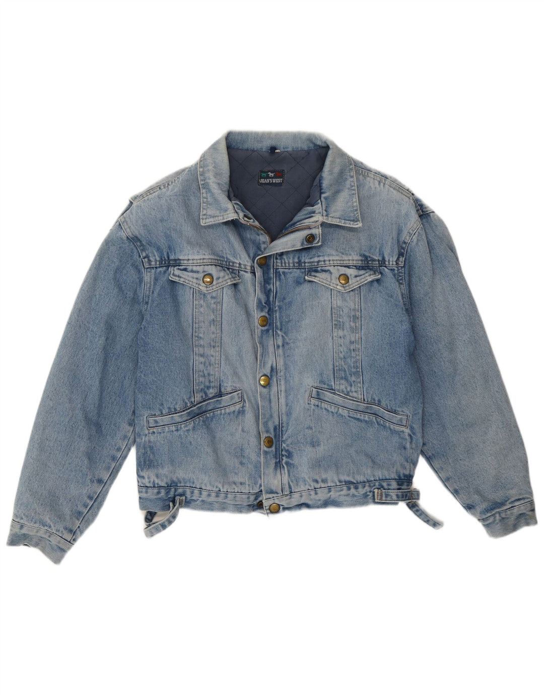 Jachetă de blugi pentru bărbați Jean's West UK 38 Medium Blue