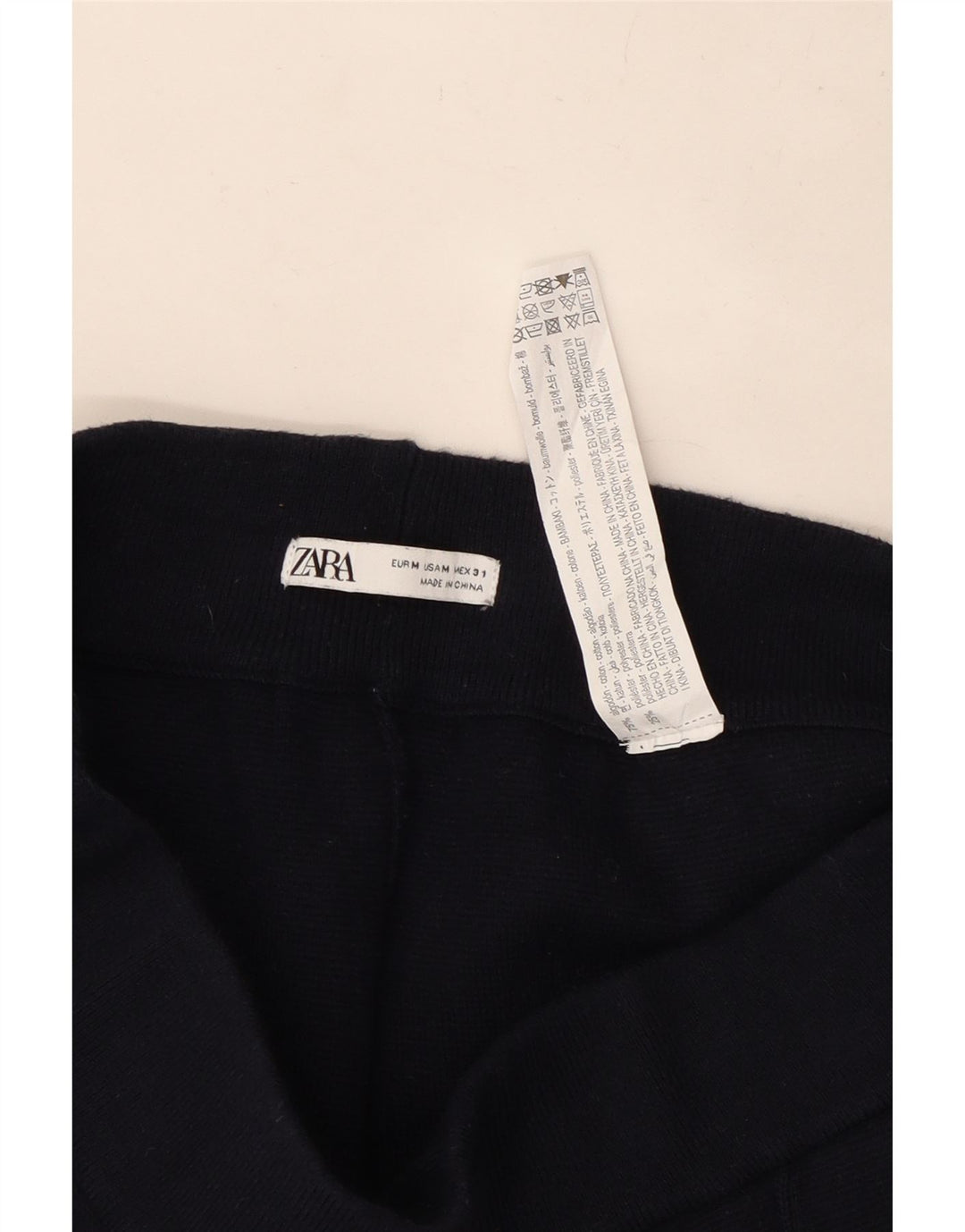 Pantaloni scurți casual pentru bărbați Zara Medium W31 Bumbac bleumarin