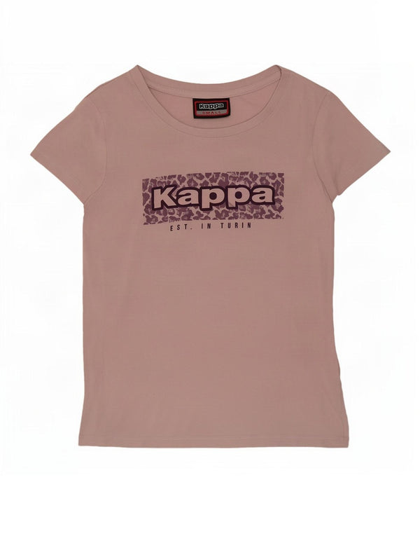 Tricou grafic Kappa pentru femei Top UK 10 Small Pink Bumbac