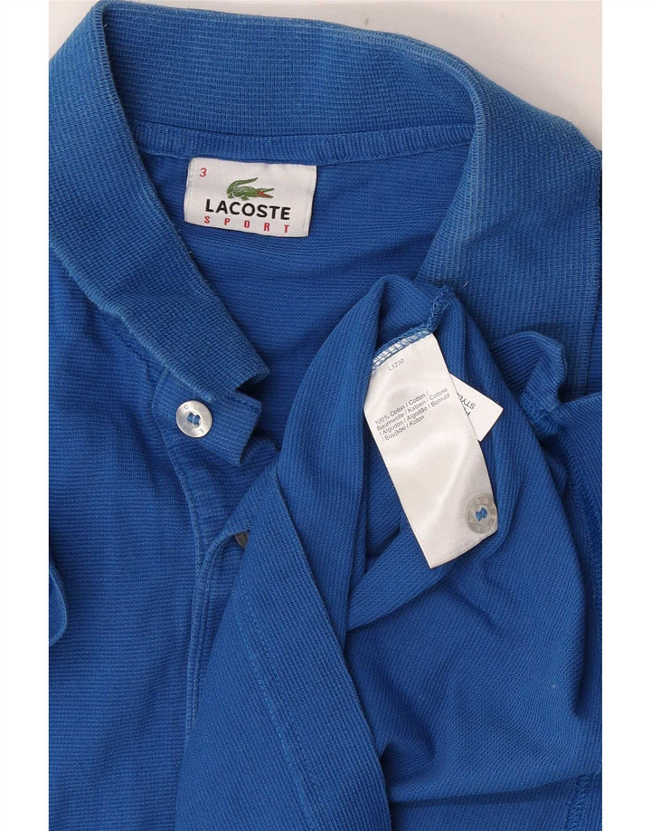 Tricou polo pentru bărbați Lacoste Mărimea 3 Bumbac albastru mic