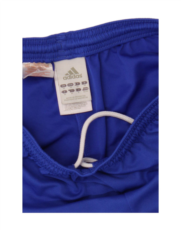 ADIDAS Mens Graphic Sport Shorts Medium Blue Polyester Vintage Adidas and Second-Hand Adidas from Messina Hembry 