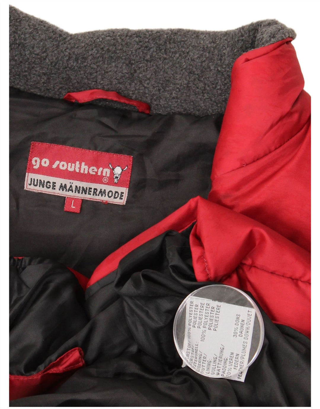 Southern Mens Padded Gilet UK 40 Large Red Poliester