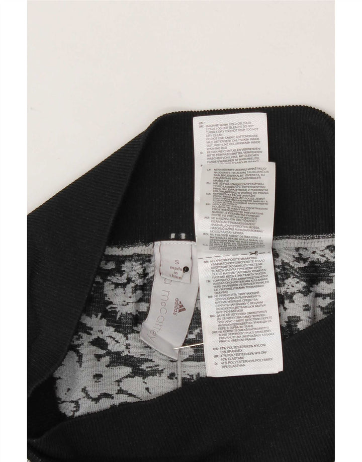 Leggings Stella McCartney pentru femei Adidas UK 8 Small Gri Floral Poliester