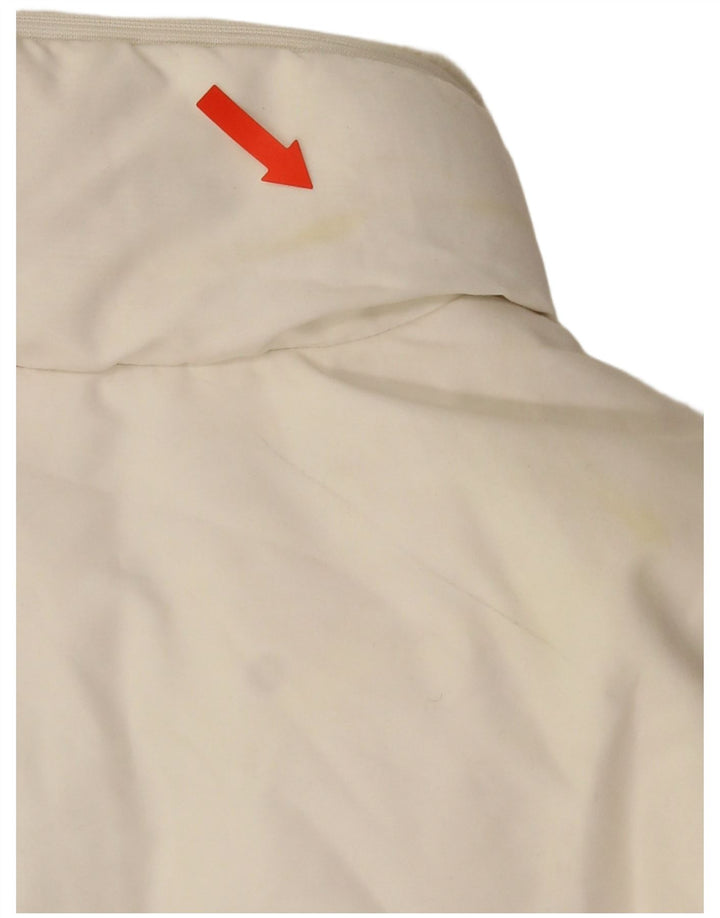 Jachetă căptușită Nike pentru femei UK 10/12 Poliester alb mediu