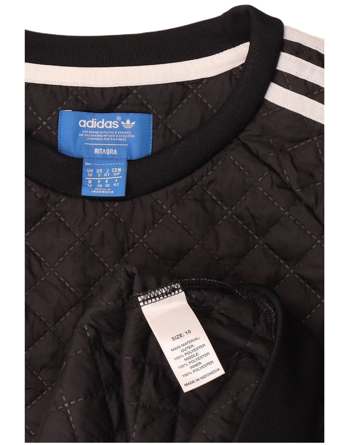 Pulover Adidas pentru femei Rita Ora Graphic Pulover UK 10 Mic Negru