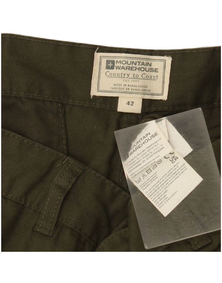Pantaloni scurți cargo pentru bărbați Mountain Warehouse W42 2XL bumbac verde