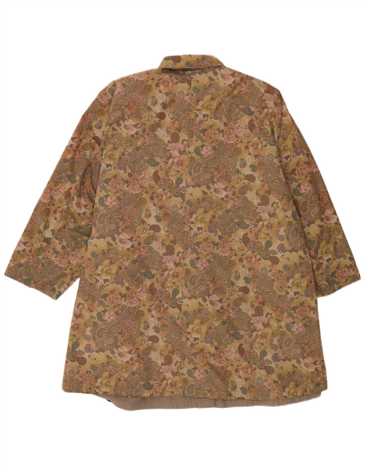 Trenci reversibil pentru femei Vintage UK 20 2XL Bej