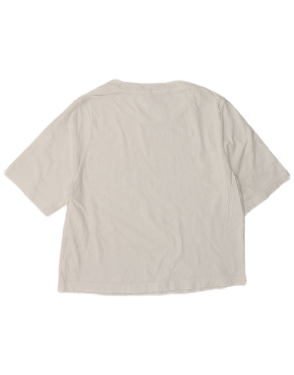 Tricou pentru femei Benetton Top UK 14 Medium White Bumbac