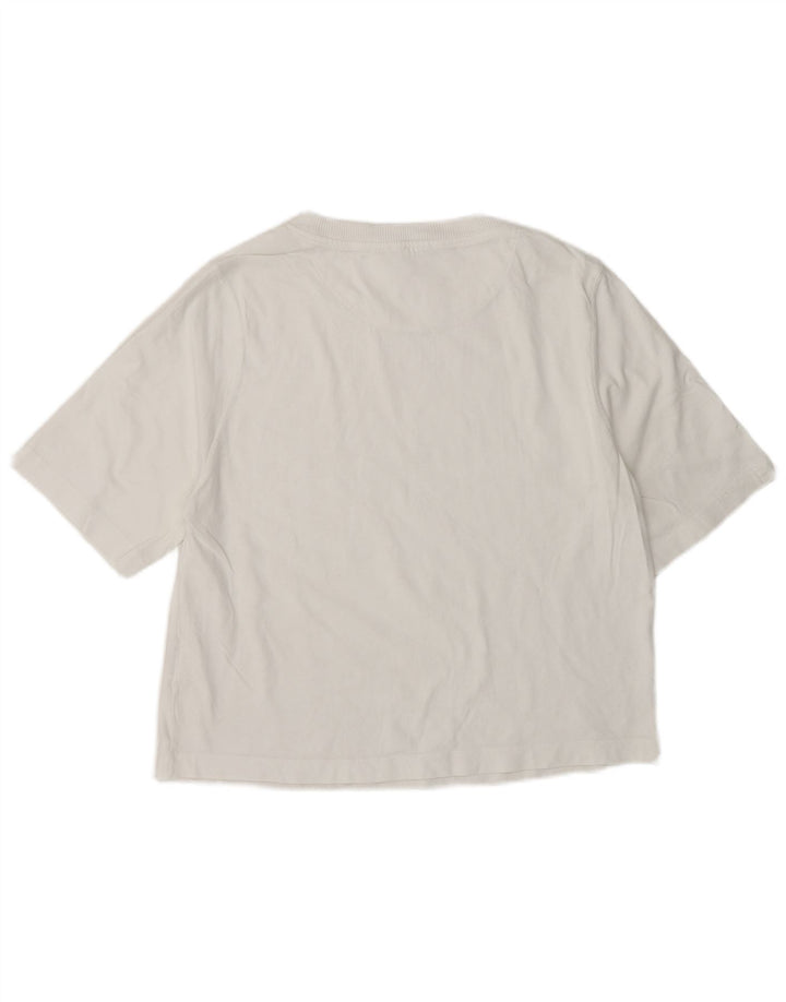 Tricou pentru femei Benetton Top UK 14 Medium White Bumbac