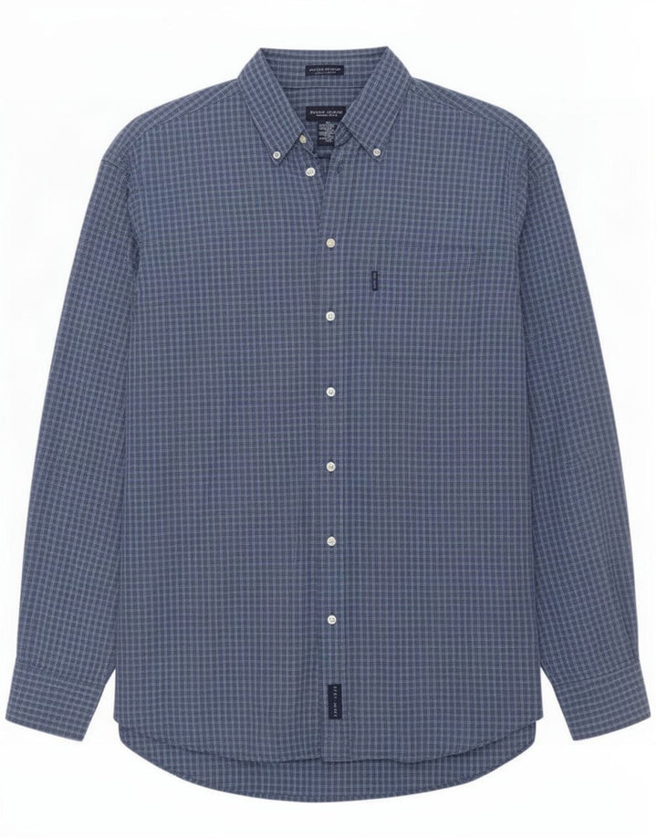 Cămașă pentru bărbați Gant XL Blue Check Bumbac